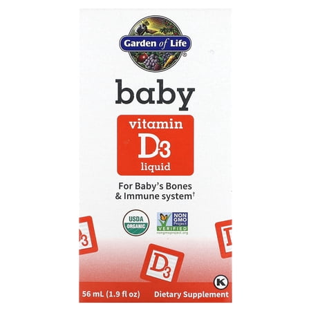 Garden of Life - Baby Vitamin D3 Liquid - 1.9 fl. oz.