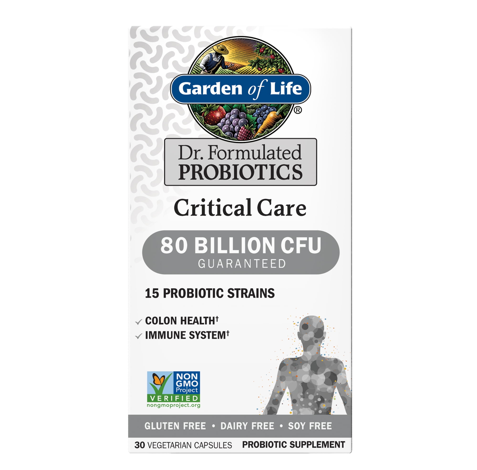 Garden of Life Dr. Formulated Critical Care Probiotics Immune Support ...