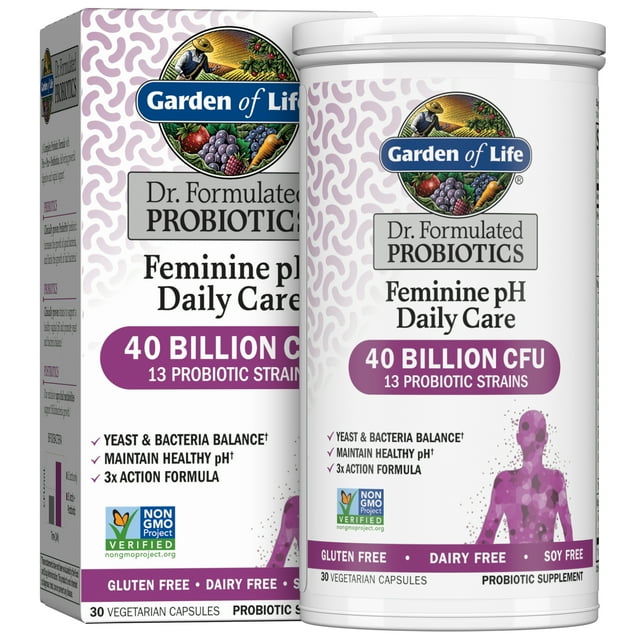 Garden Of Life Feminine Ph Daily Care Reviews Garden of Life Dr. Formulated Feminine pH Daily Care 40 Billion CFU