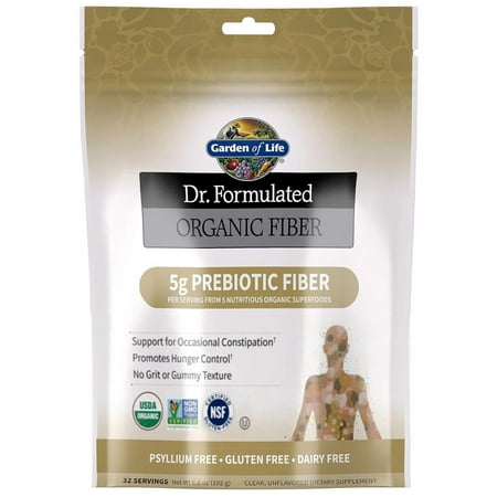Garden of Life Dr. Formulated Organic Fiber, Unflavored, 32 Servings