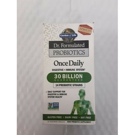 Garden of Life Dr. Formulated Probiotics Once Daily Shelf-Stable 30 Capsules