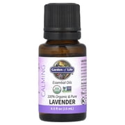 Garden of Life Essential Oils, 100% Organic & Pure Lavender, 0.5 fl oz (15 ml)