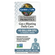 Garden of Life Dr. Formulated Gas & Bloating Relief Probiotic Capsules, 40 Billion CFU - 15 Probiotic Strains, Triple Action Formula, 30ct