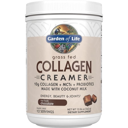 Garden of Life Grass Fed Collagen Creamer - Chocolate 12.06 oz Pwdr