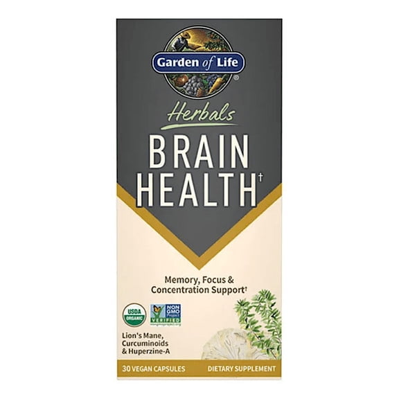 Garden of Life Herbals Brain Health, 30 Vegan Capsules