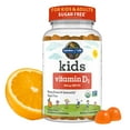 thumbnail image 1 of Garden of Life Kids Organic Vitamin D3 Gummies with 800 IU (100% Daily Value) for Strong Bones, Teeth, Brain & Immunity – Non-GMO, No Gluten, Vegetarian, Sugar Free, Orange Flavor, 60 Servings, 1 of 6