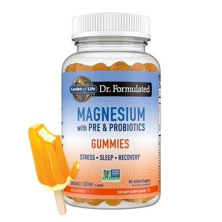 Dr. Formulated Magnesium Gummies, Orange Crème Flavor, 60 Gummies