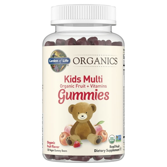 Garden of Life Organics Kids Gummy Multi, 120 Organic Fruit Chews