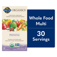 thumbnail interactive-video image 1 of Garden of Life Organics Prenatal Multivitamin, with Folate and Vegan D3 - Once Daily for Pregnant & Lactating Women - 1 Month Supply, 1 of 10