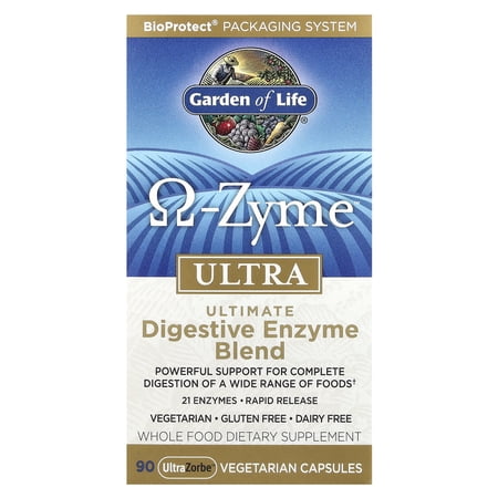 Garden of Life Omegazyme Ultra 90 Veg Caps