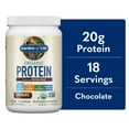 thumbnail image 1 of Garden of Life Organic Plant-Based Protein Powder, Chocolate, 20g Protein Shake Drink, Vegan, Probiotics, Digestive Enzymes, 20oz​, 1 of 12