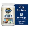 thumbnail image 1 of Garden of Life Organic Plant-Based Protein Powder, Chocolate, 20g Protein Shake Drink, Vegan, Probiotics, Digestive Enzymes, 20oz​, 1 of 9