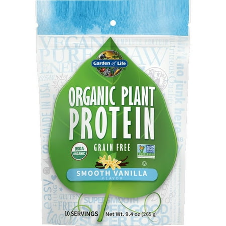 Organic Plant Protien Smooth Vanilla By Garden Of Life - 9 Ounces