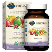 Garden of Life Organics Prenatal Once Daily, 30 Tablets