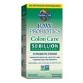 thumbnail image 1 of Garden of Life RAW Probiotics Colon Care Shelf Stable - 50 Billion CFU Guaranteed Through Expiration - Once Daily - Certified Non-GMO & Gluten Free - No Refrigeration, 30 Vegetarian Capsules, 1 of 8
