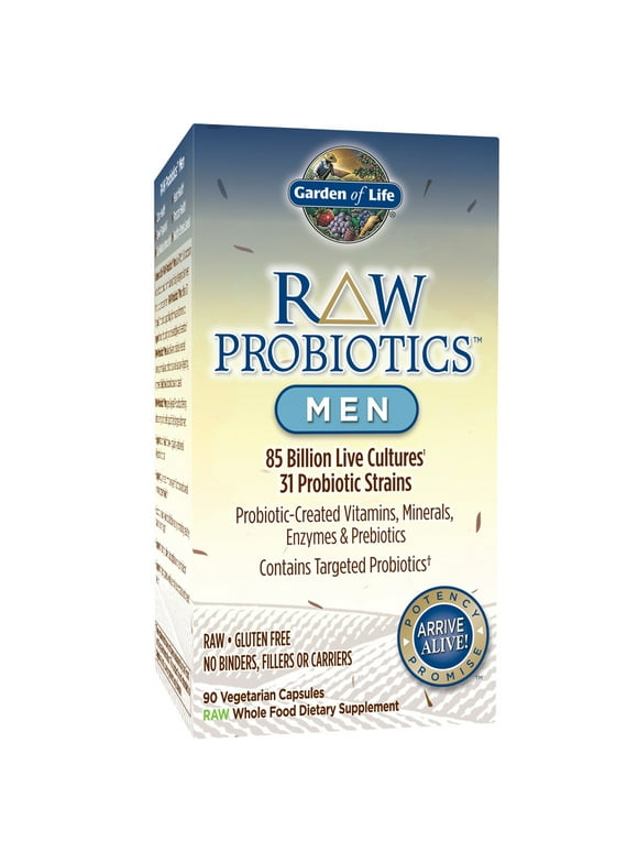 Garden Of Life Raw Probiotics Men Probiotics for Men in Probiotics - Walmart.com