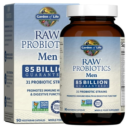 Garden of Life - RAW Probiotics Men - 90 Count Vegetarian Capsules