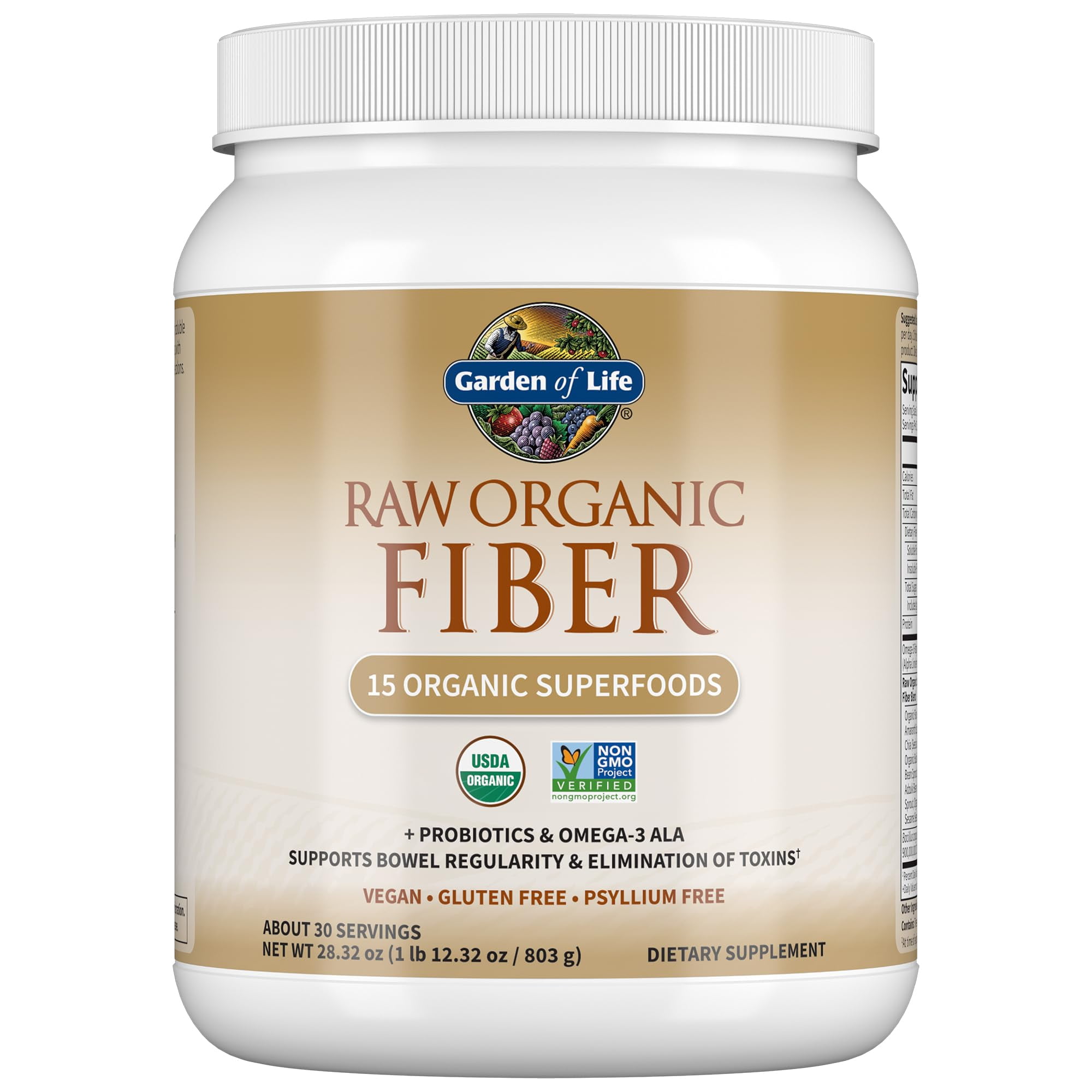 Garden of Life Raw Organic Fiber 803g Powder