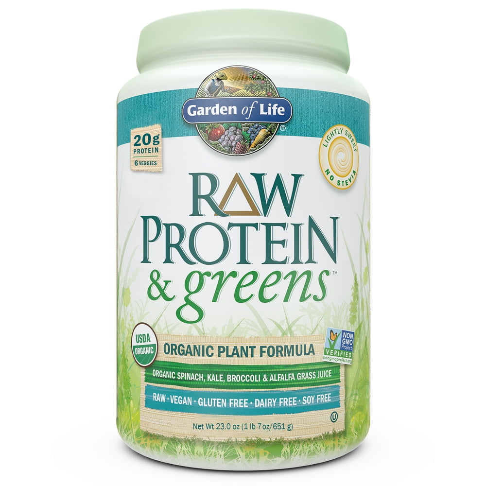 LivingWell  GARDEN OF LIFE WHEY TO GO 20G UNFLAVORED PROTEIN POWDER GF  13.2 OZ SOLGAR