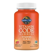 Garden of Life Vitamin Code D3 & K2, Raspberry Lemon Flavor, 45 Gummies