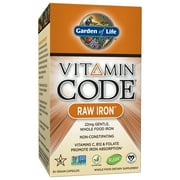Garden of Life Vitamin Code Iron, 30 Capsules