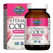 Garden of Life Vitamin Code Raw B-12, 30 Vegan Capsules