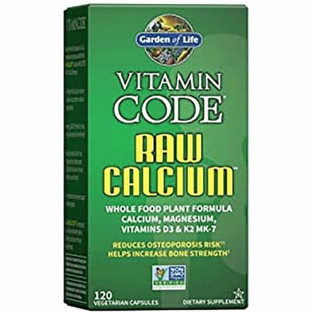 Garden of Life Vitamin Code Raw Calcium, 120 Vegetarian Capsules