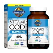 Garden of Life Vitamin Code Raw One for Men, 75 Vegetarian Capsules