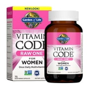 Garden of Life Vitamin Code Raw One for Women, 75 Vegetarian Capsules