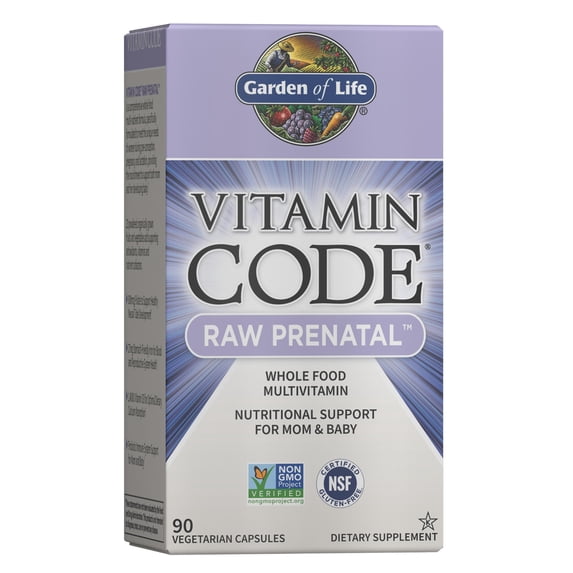 Garden of Life Vitamin Code Raw Prenatal, 90 Vegetarian Capsules