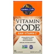 Garden of Life Vitamin Code Raw Vitamin C 60 Vegan Caps