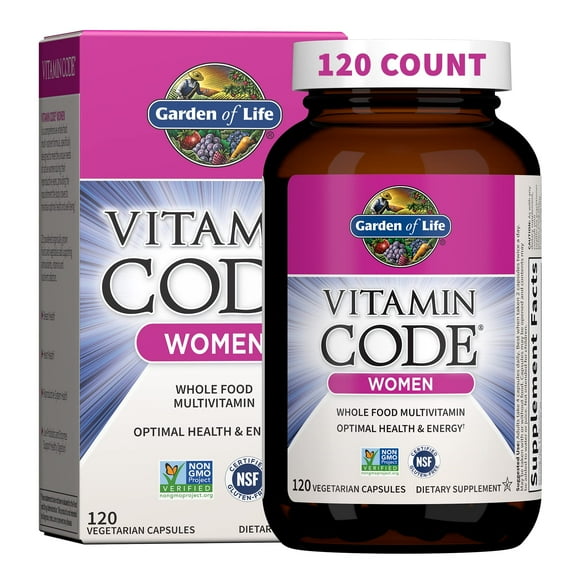 Garden of Life Vitamin Code Women's Multi, 120 Capsules