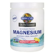 Garden of Life Whole Food Magnesium - Raspberry Lemon 7 oz Pwdr