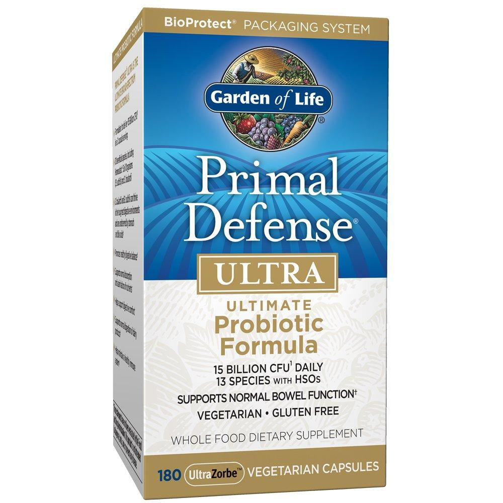 Garden of Life Whole Primal Defense Ultra Ultimate Pro 180 Vegetarian Capsules