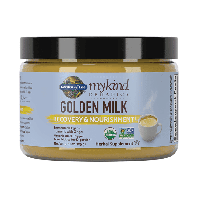 Garden of Life mykind Organics Golden Milk 3.7 oz Pwdr