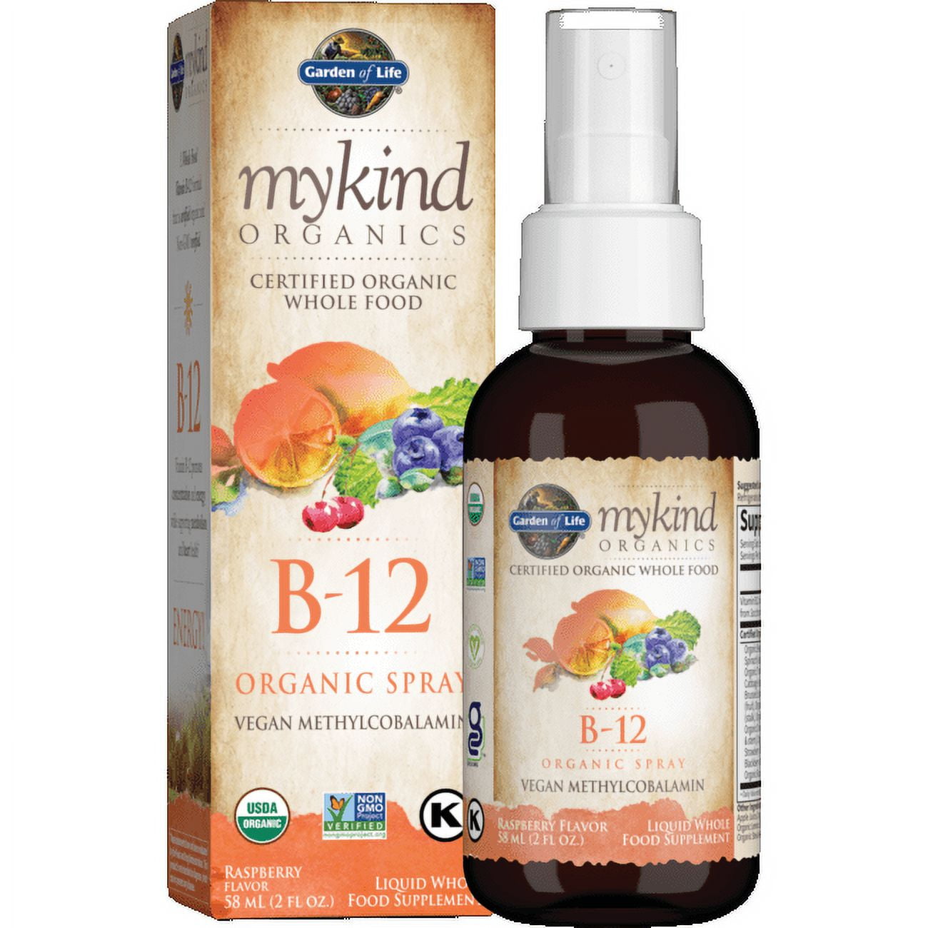 Garden Of Life Mykind Organics Organics B12 Spray, 2oz Liquid - Walmart.com