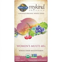 Garden of Life mykind Organics Women's 40+ Multi, 120 Tablets