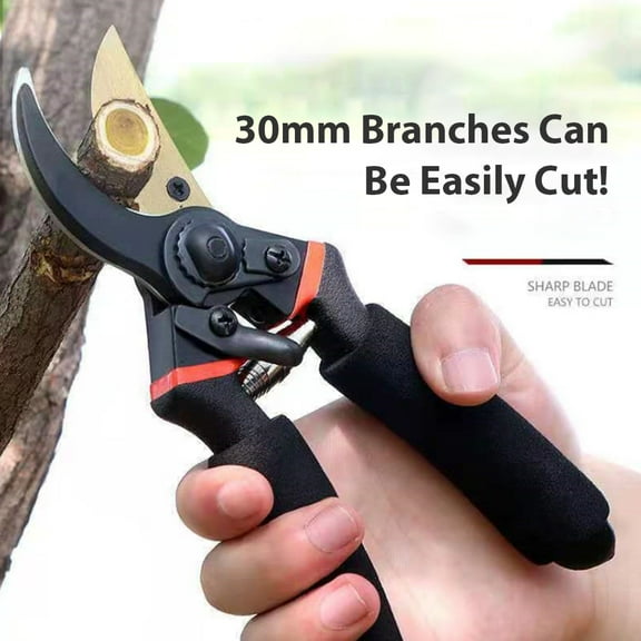 Garden scissors,Scissors Thickened Steel Thickened Steel Thick Steel Thick Branch Fruit Shears Purpose Shears Purpose Nursery Branch Fruit Shears Purpose Nursery Branches Mewmewcat Black