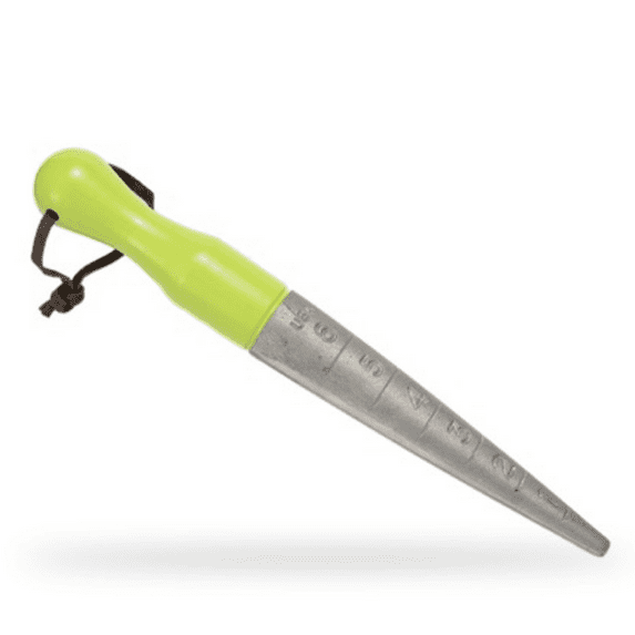 GardenBee Aluminium Die Cast Gardening Dibbler (Green)