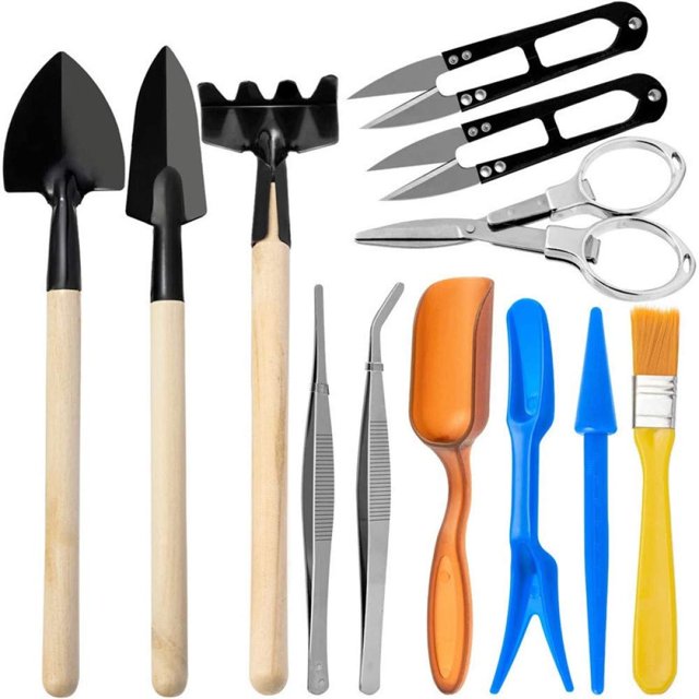 GardenEase 12Piece Portable Tool Set for Potted Plants