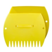 GardenHOME Garden and Yard Leaf Scoops/Hand Rakes with Adjustable Handles - Large Sized Multi-use for Leaves, Lawn and Trash Pick-Up 1 Pair - 2 Leaf Scoops