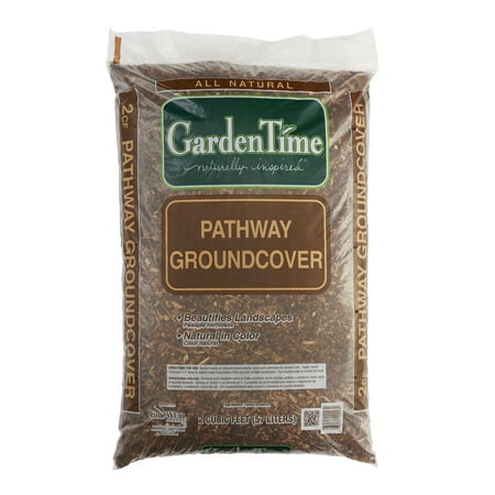 GardenTime Brown Pathway Bark Mulch, 2 cu. ft.