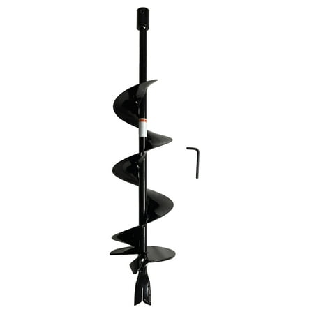 GardenTrax Earth Auger ,8 Inch Diameter,Black,8-inch