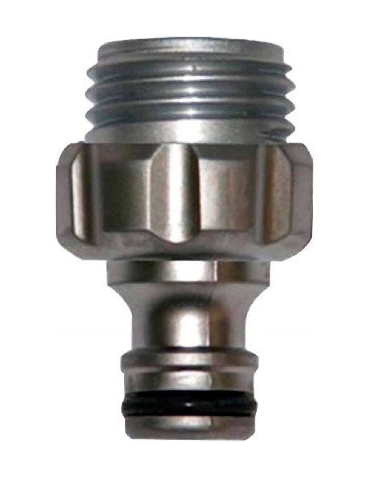 Gardena 5/8 & 1/2 in. Metal Threaded Male Hose Accessory Connector Gardena 5/8 & 1/2 in. Metal Threaded Male Hose Accessory Connector