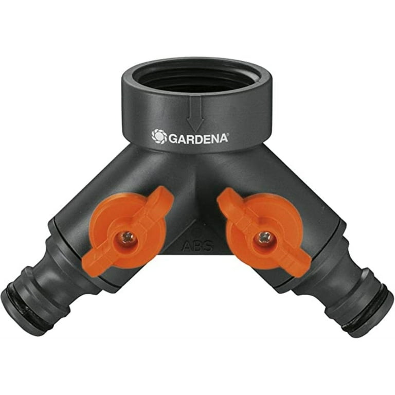 Gardena 5/8 & 1/2 in. Nylon/ABS Threaded Female/Quick Connect 2-Way Shut-off Valve Gardena 5/8 & 1/2 in. Nylon/ABS Threaded Female/Quick Connect 2-Way Shut-off Valve