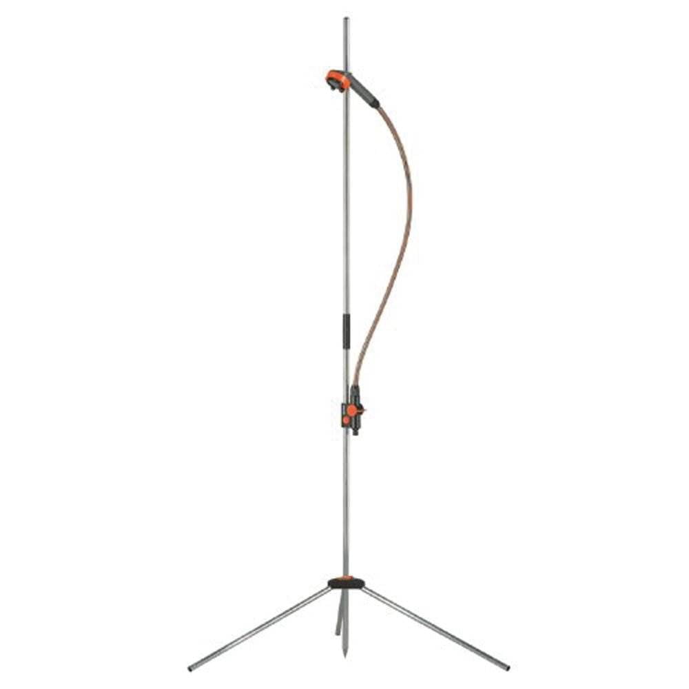Gardena 960-U Outdoor Portable Garden Shower Trio On Stand with Detachable Head