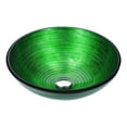 thumbnail image 1 of Gardena Series Deco-Glass Vessel Sink in Brushed Green, 1 of 7