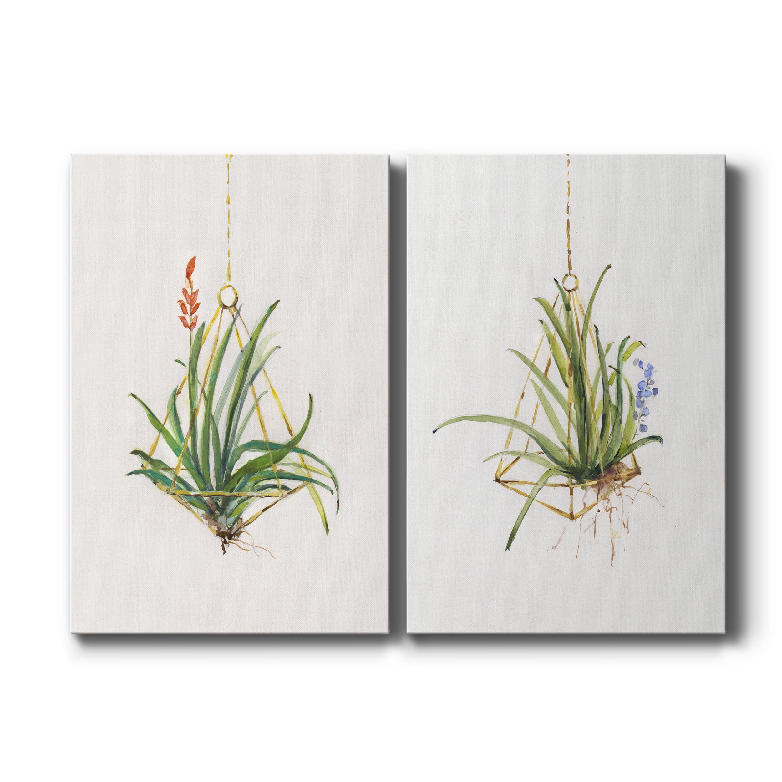 Gardenaire I Premium Gallery Wrapped Canvas - Ready to Hang - Set of 2 - 24 x 36 Each