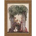 thumbnail image 1 of Gardener Gift 24x18 Gold Ornate Wood Framed Canvas Art by Konstantin Somov, 1 of 2