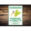 thumbnail image 1 of Gardener Parking Novelty Decor, Metal Wall Sign - 10x14 Inches, 1 of 4
